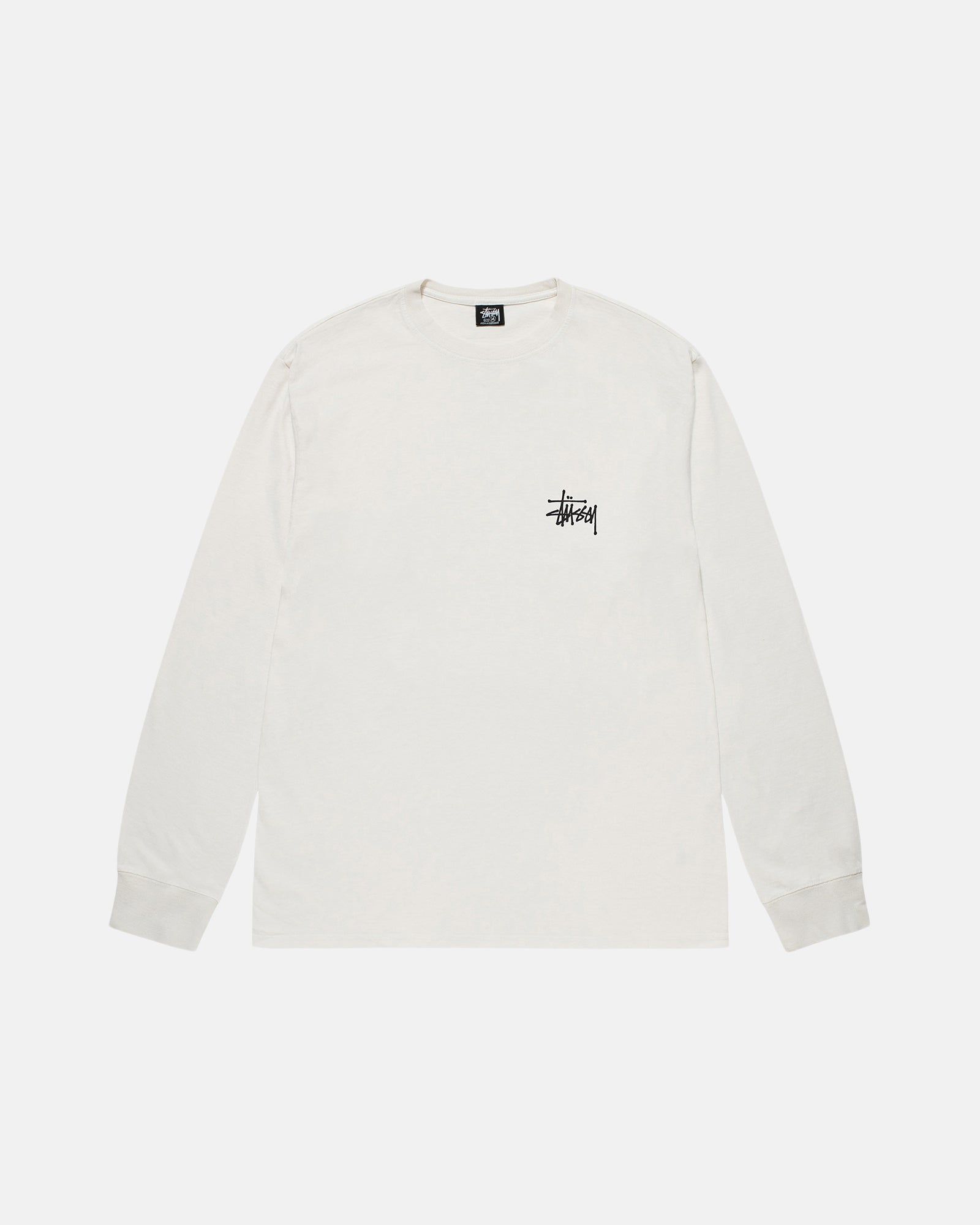 BASIC STÜSSY PIGMENT DYED LS TEE sold by Stussy product image thumbnail 2