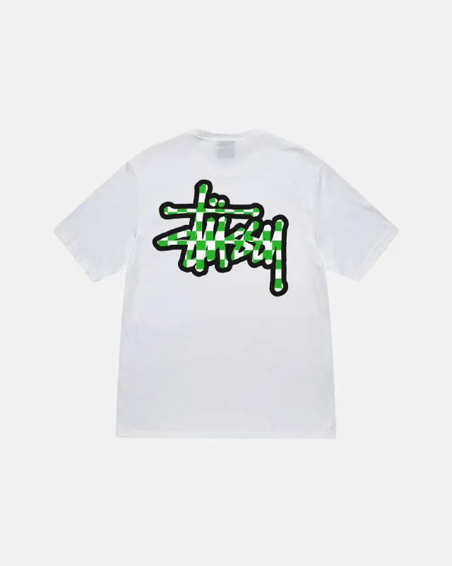 CHECKER STOCK TEE sold by Stussy