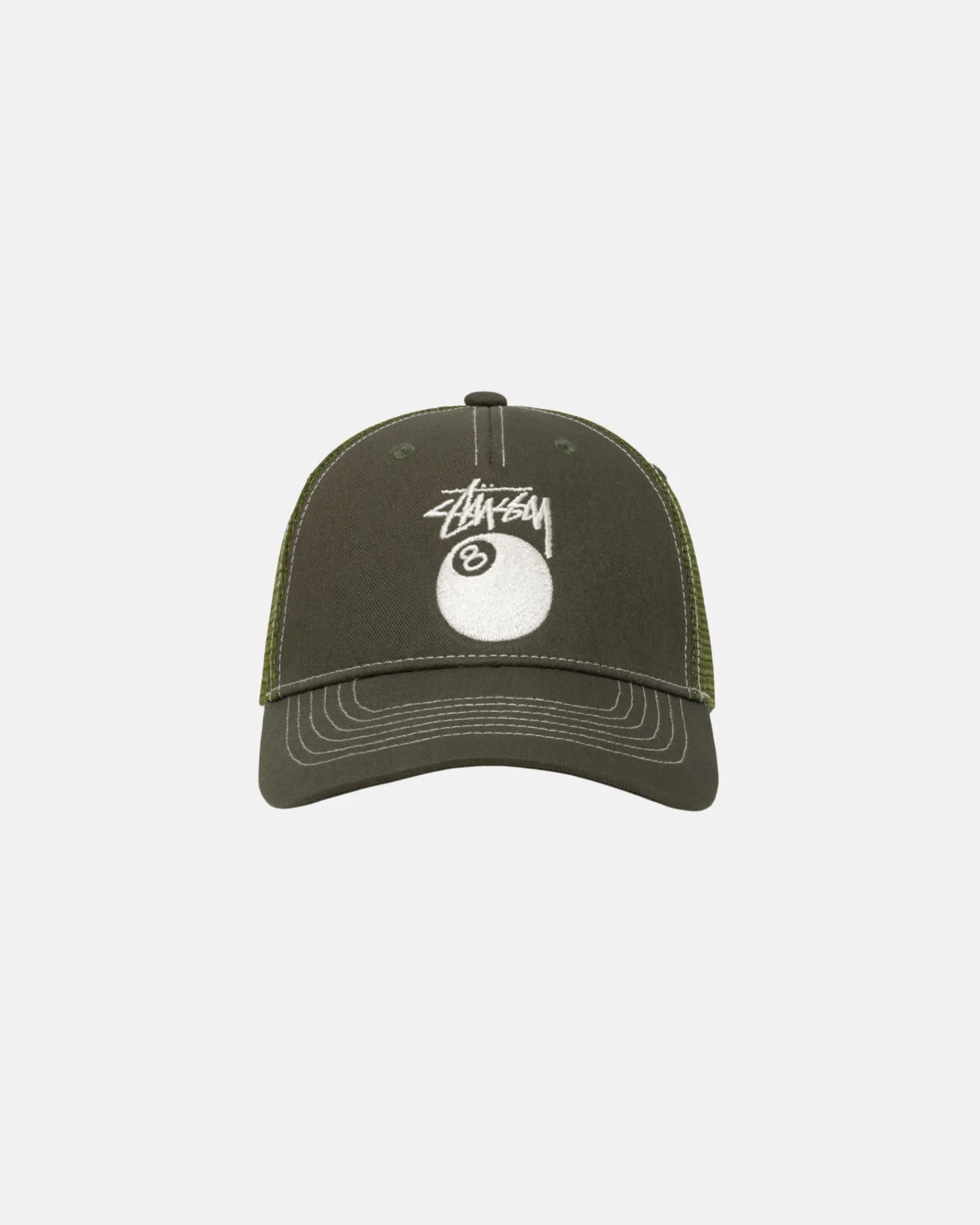 LOW PRO TRUCKER 8 BALL SNAPBACK sold by Stussy