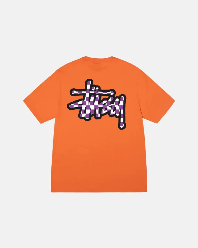 CHECKER STOCK TEE sold by Stussy