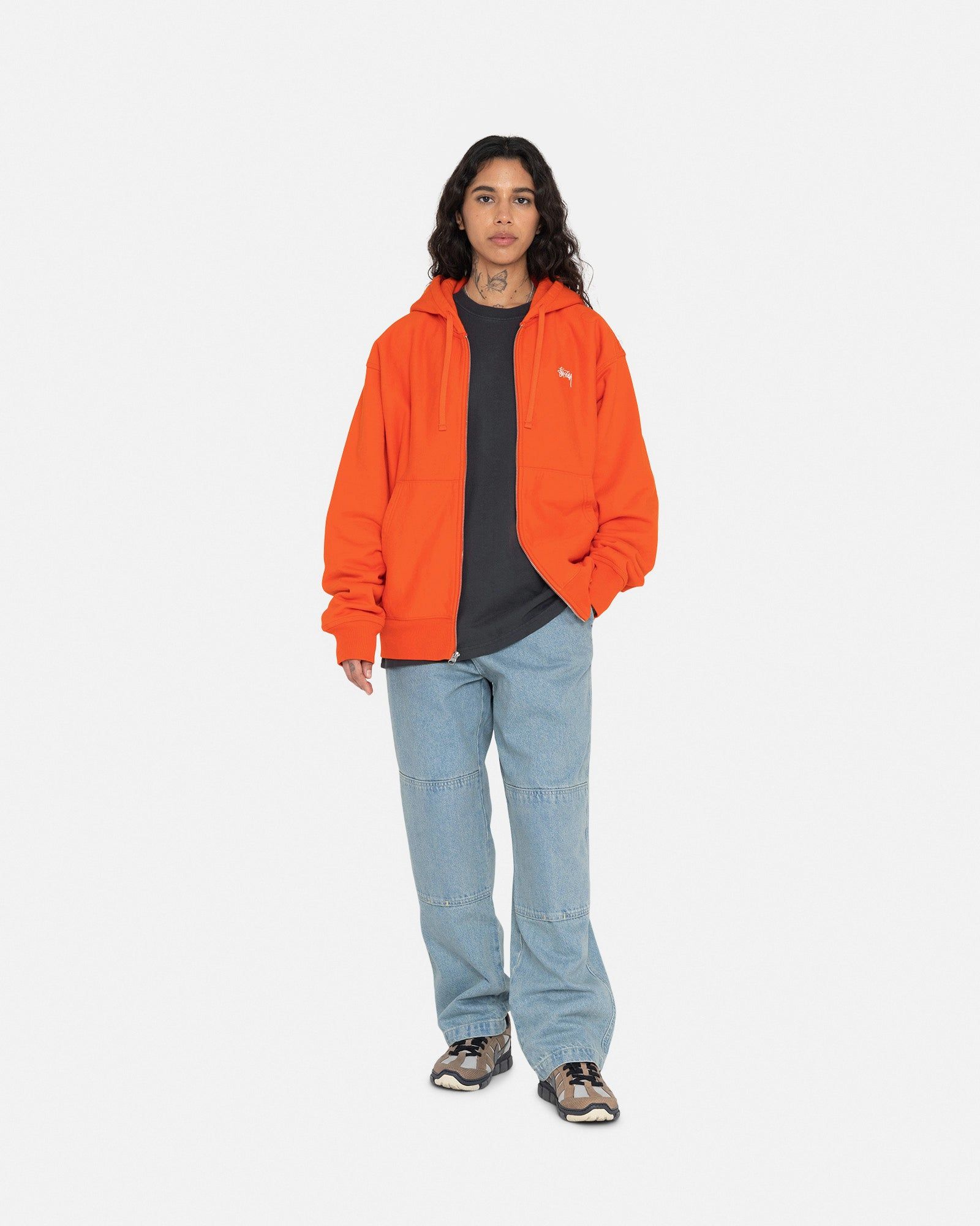 STOCK LOGO ZIP HOODIE sold by Stussy product image thumbnail 5