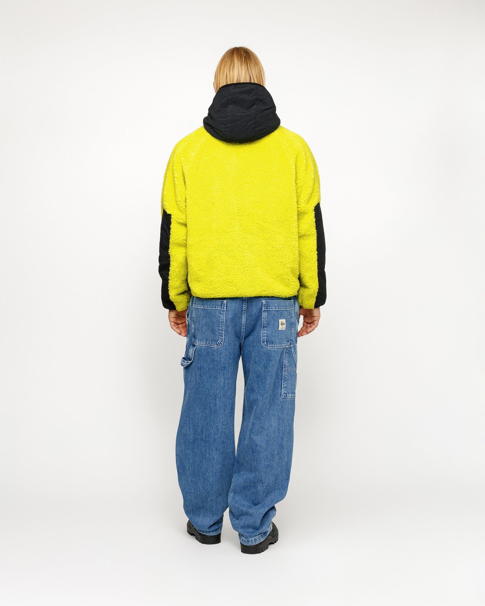 SHERPA PANELED HOODED JACKET sold by Stussy product image thumbnail 4