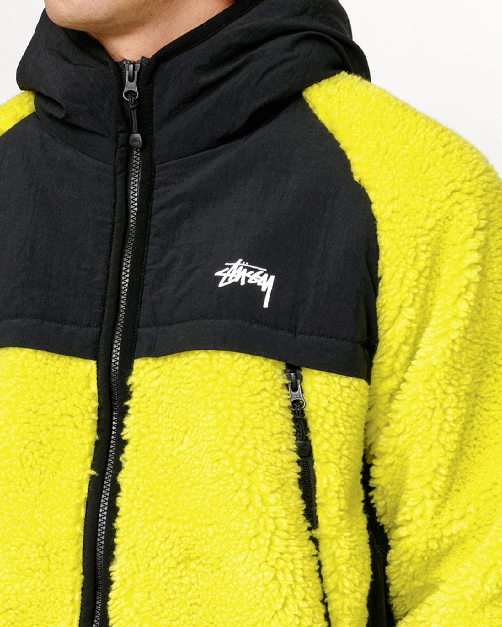 SHERPA PANELED HOODED JACKET sold by Stussy product image thumbnail 5