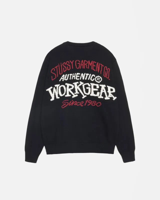 AUTHENTIC WORKGEAR SWEATER made by Stussy