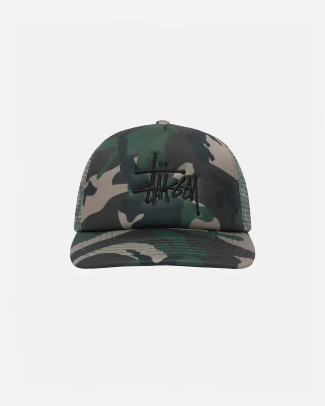 TRUCKER BIG BASIC SNAPBACK sold by Stussy