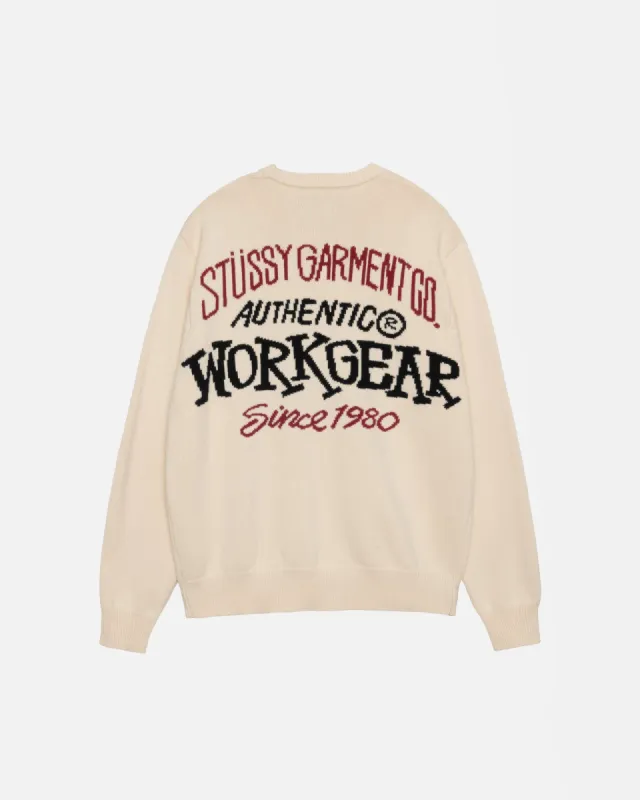 AUTHENTIC WORKGEAR SWEATER made by Stussy
