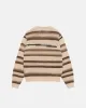 TONAL STRIPE LINEN SWEATER sold by Stussy