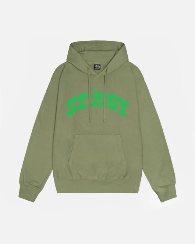BLOCK SPORT PIGMENT DYED HOODIE sold by Stussy