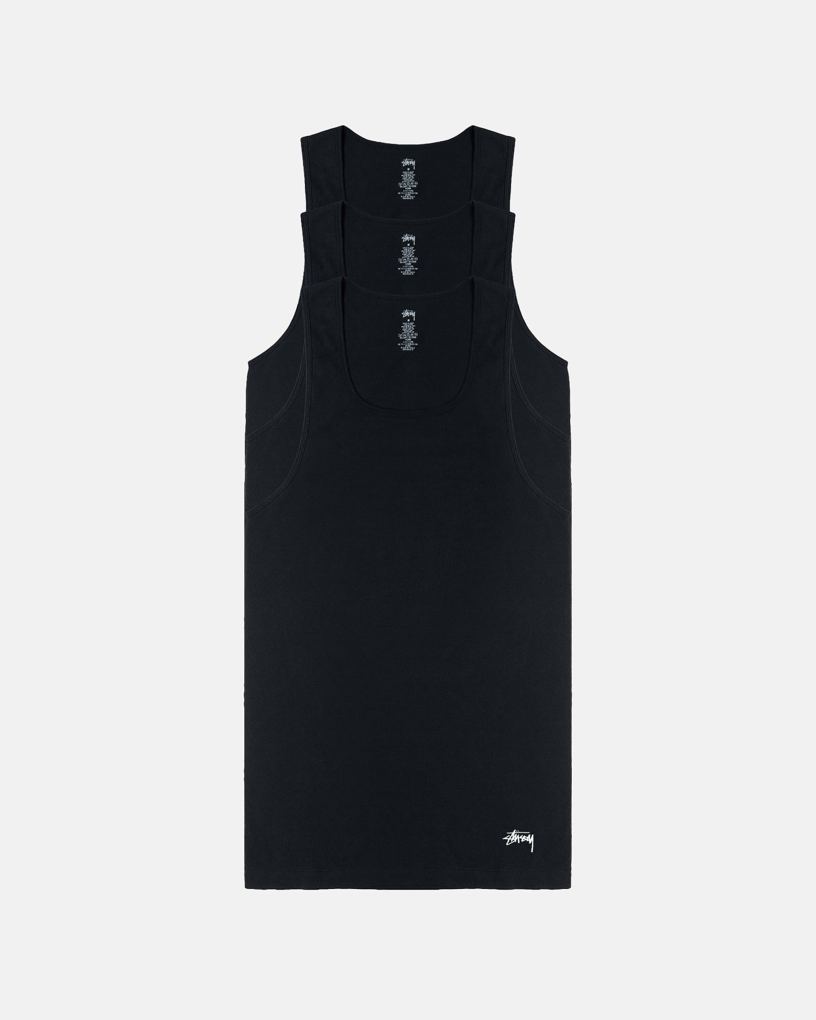 etukou　STÜSSY TANK UNDERSHIRTS 3 PACK Undershirts 3 Pack – Multi | Accessories | Stüssy