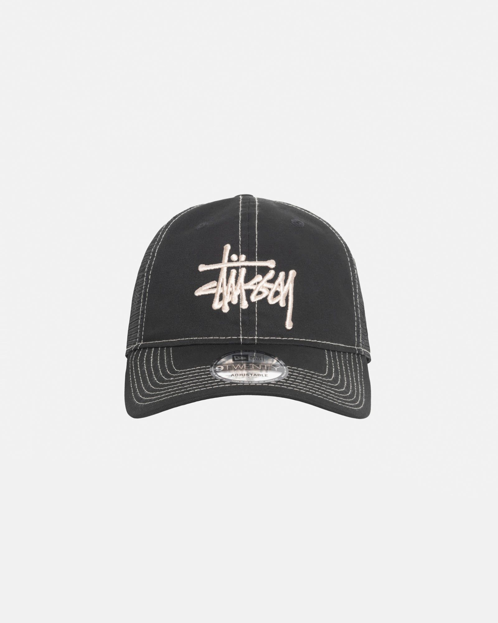 NEW ERA 9TWENTY BASIC TRUCKER sold by Stussy