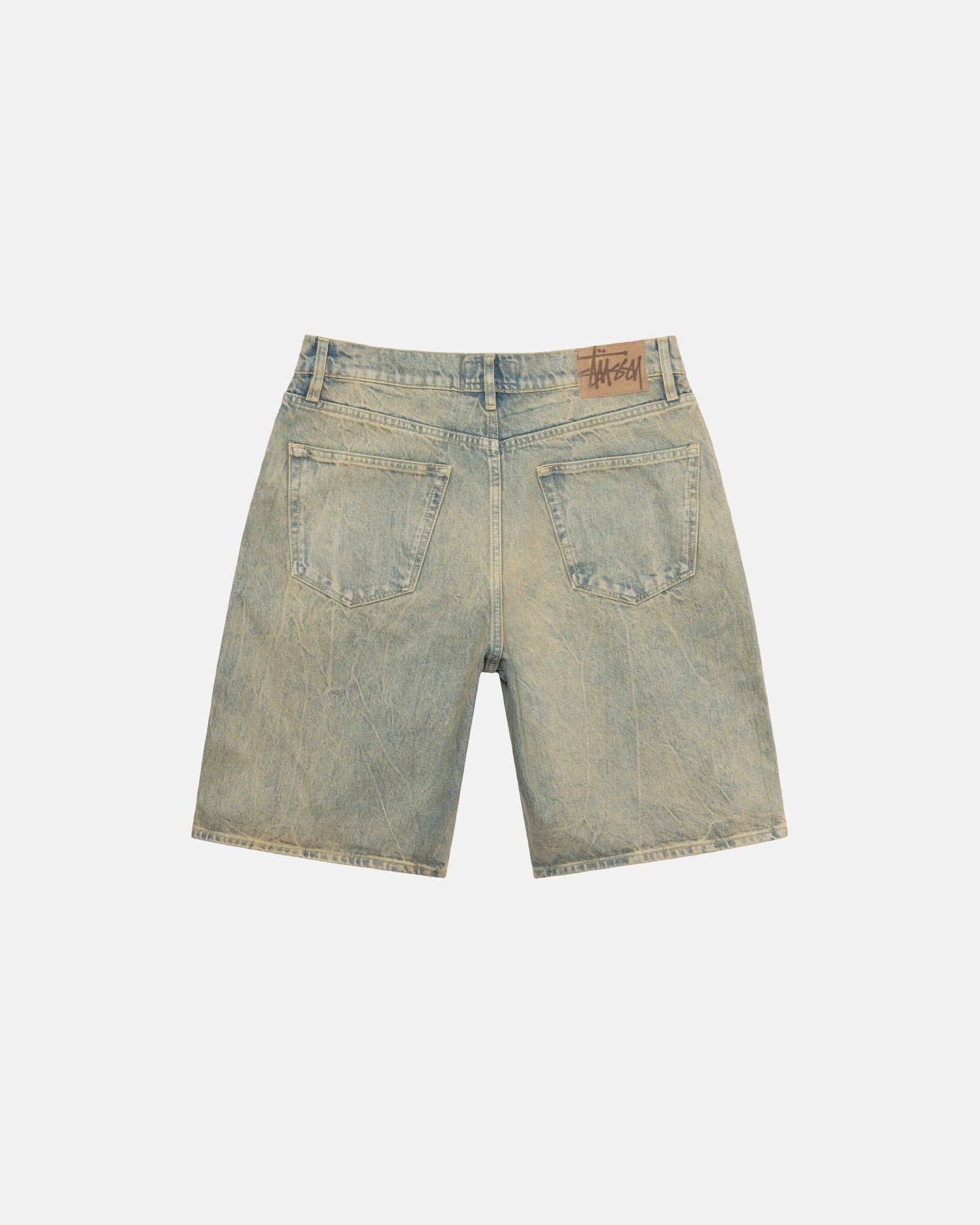 Stussy Big Ol’ Shorts Sand Washed Buy Stussy Sandwash Denim Big Ol' Shorts 'Sand Wash