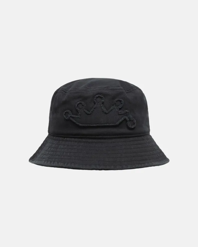 BUCKET HAT CROWN APPLIQUE sold by Stussy