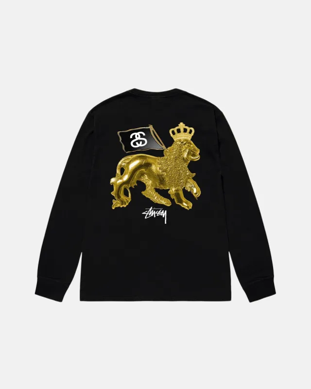 GOLD LION LS TEE made by Stussy