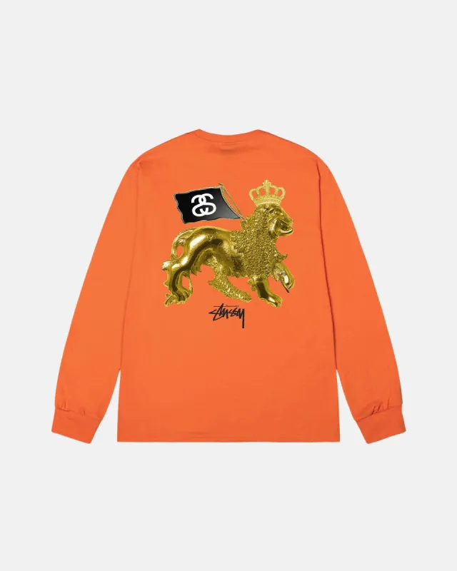GOLD LION LS TEE made by Stussy