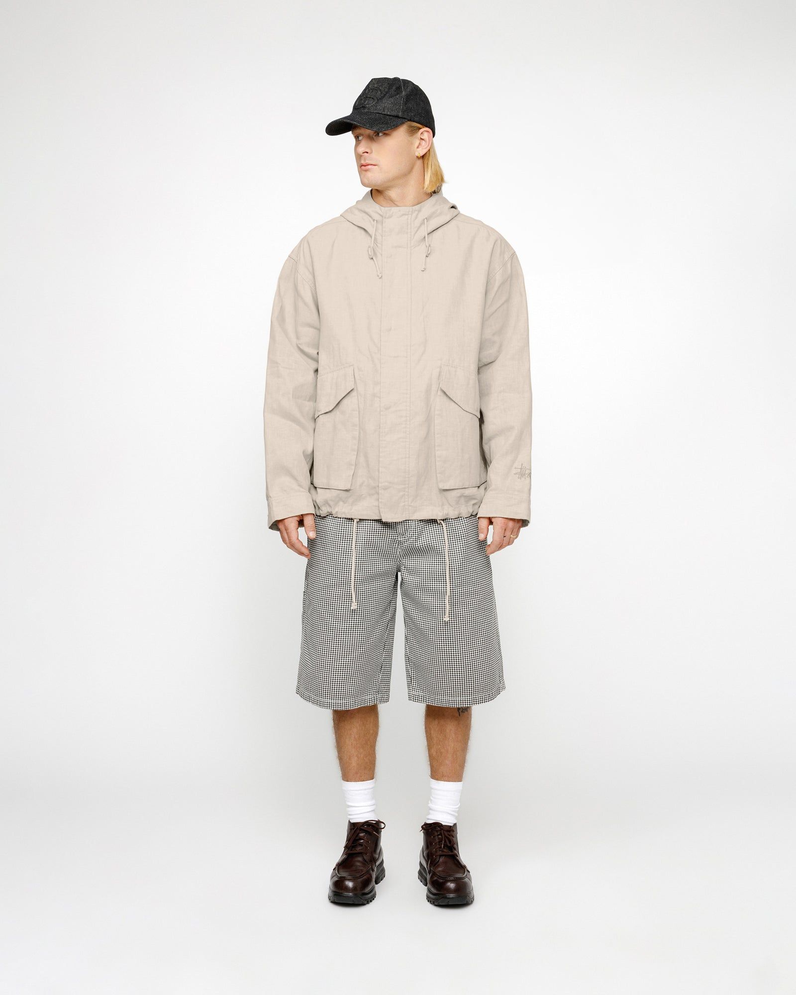SHORT PARKA WAXED LINEN sold by Stussy product image thumbnail 3