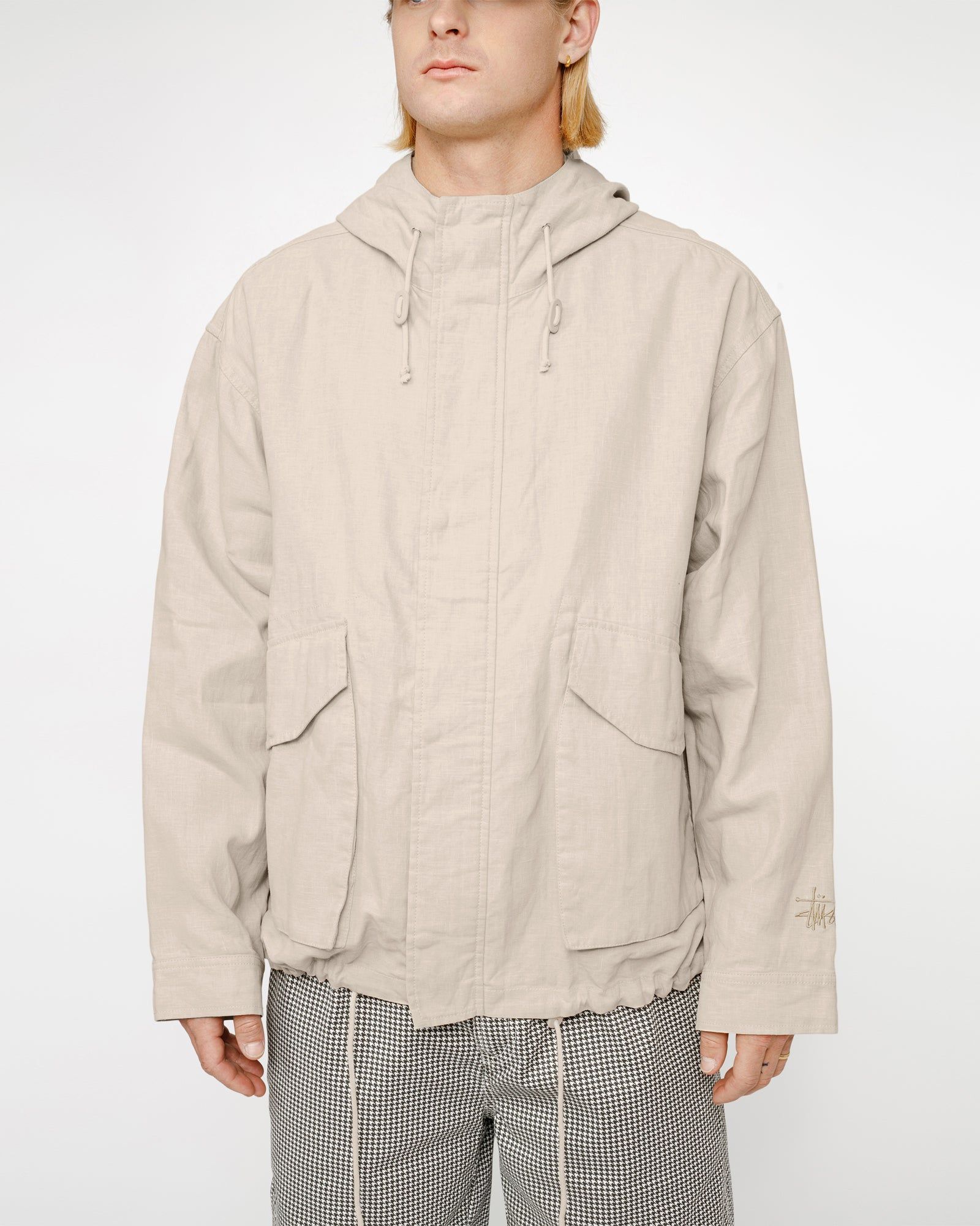SHORT PARKA WAXED LINEN sold by Stussy product image thumbnail 5