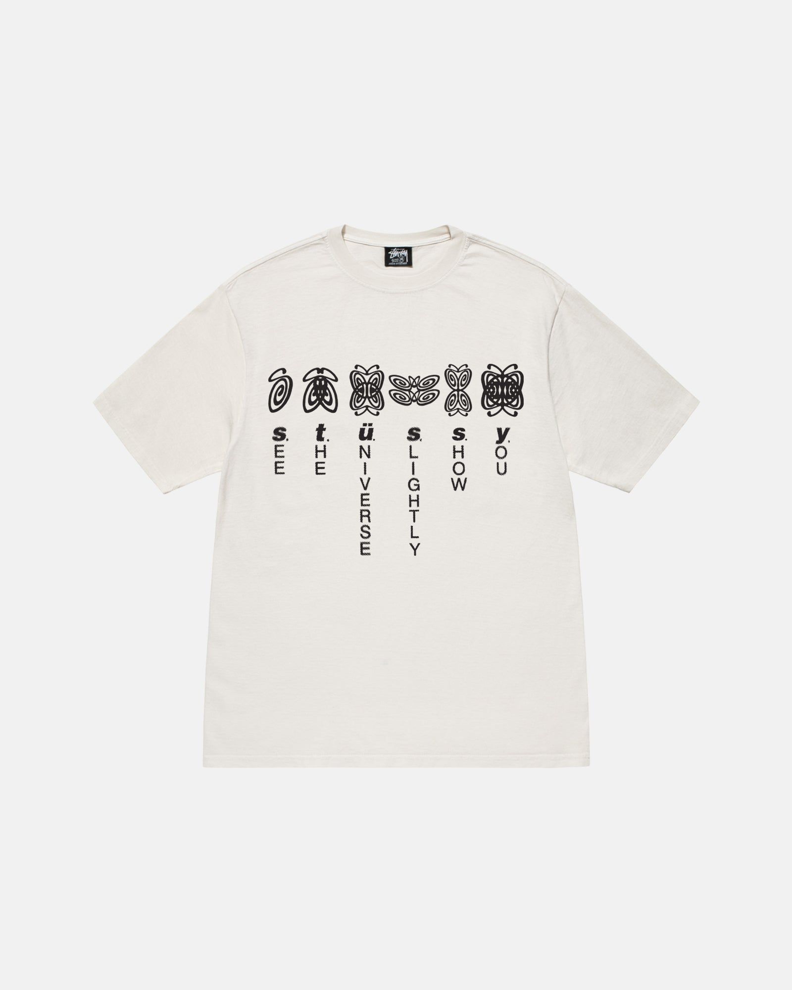 UNIVERSE TEE PIGMENT DYED sold by Stussy