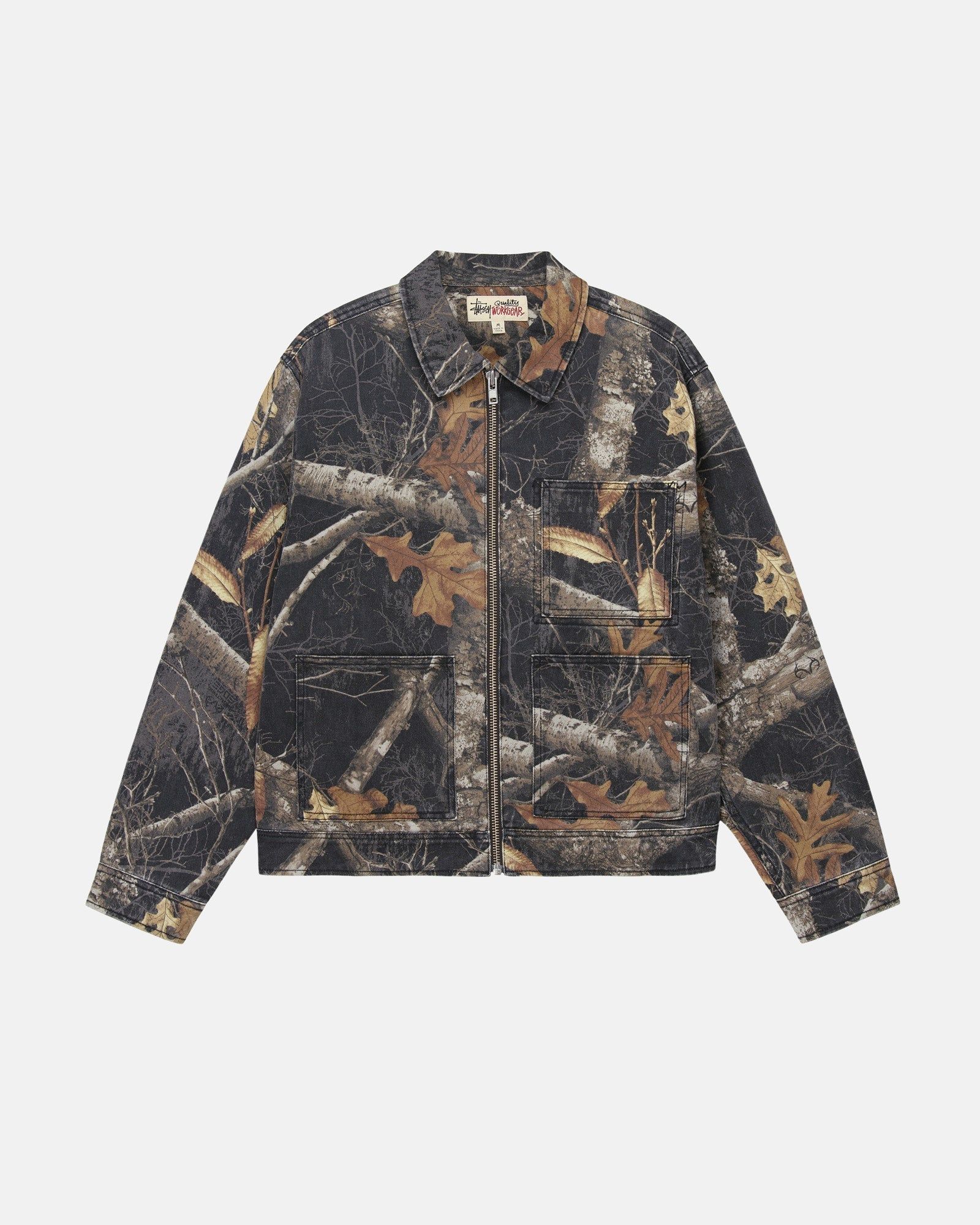 ZIP WORK JACKET REALTREE EDGE sold by Stussy