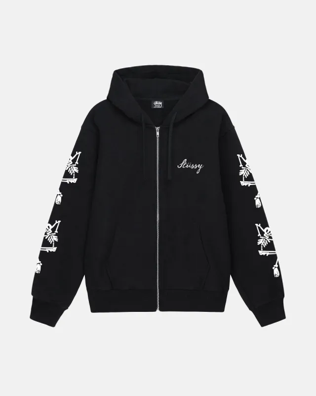 PARADISE LOST ZIP HOODIE made by Stussy