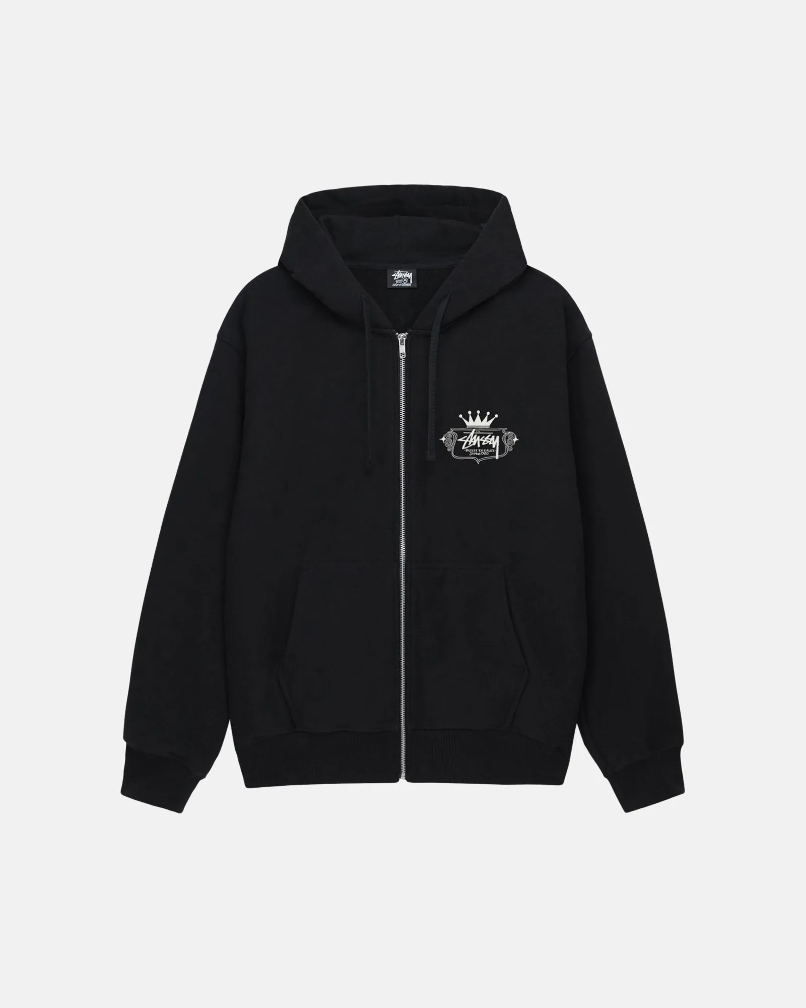 BUILT TO LAST ZIP HOODIE sold by Stussy