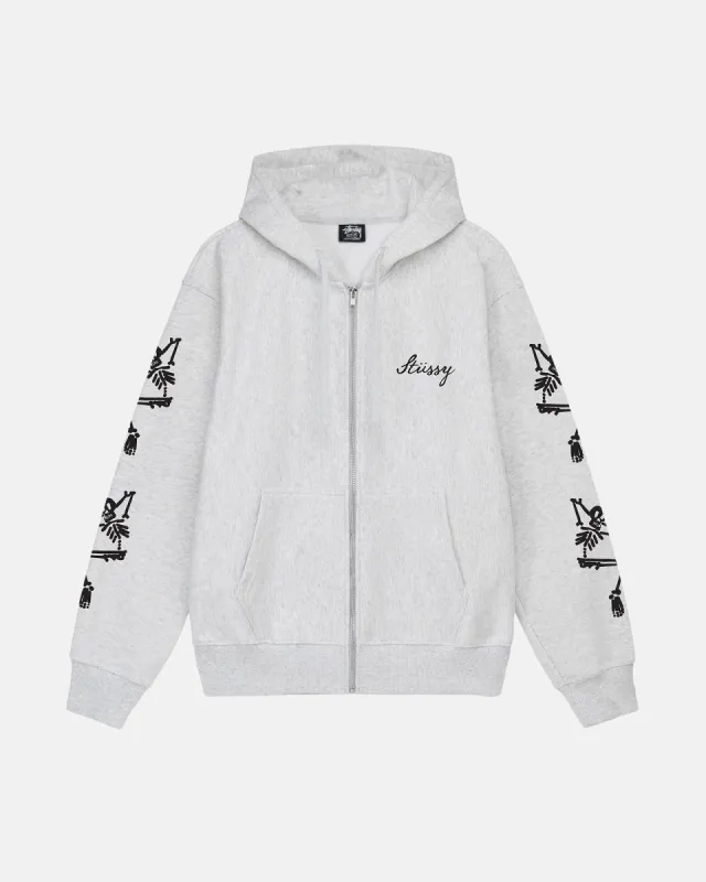 PARADISE LOST ZIP HOODIE made by Stussy