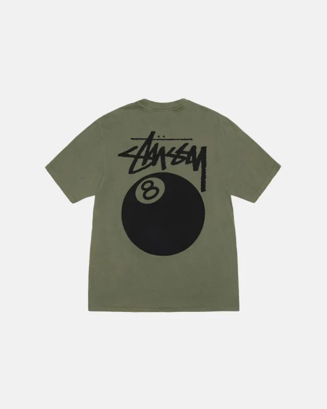 8 BALL TEE PIGMENT DYED sold by Stussy