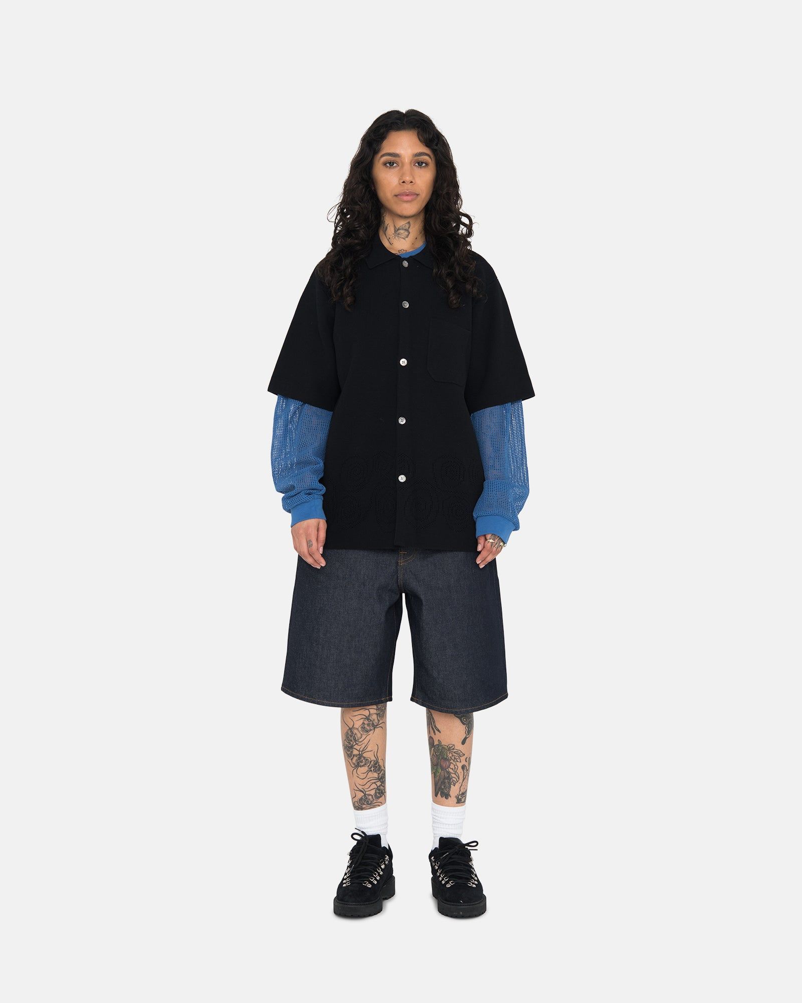 WRINKLY GINGHAM SS SHIRT sold by Stussy product image thumbnail 6