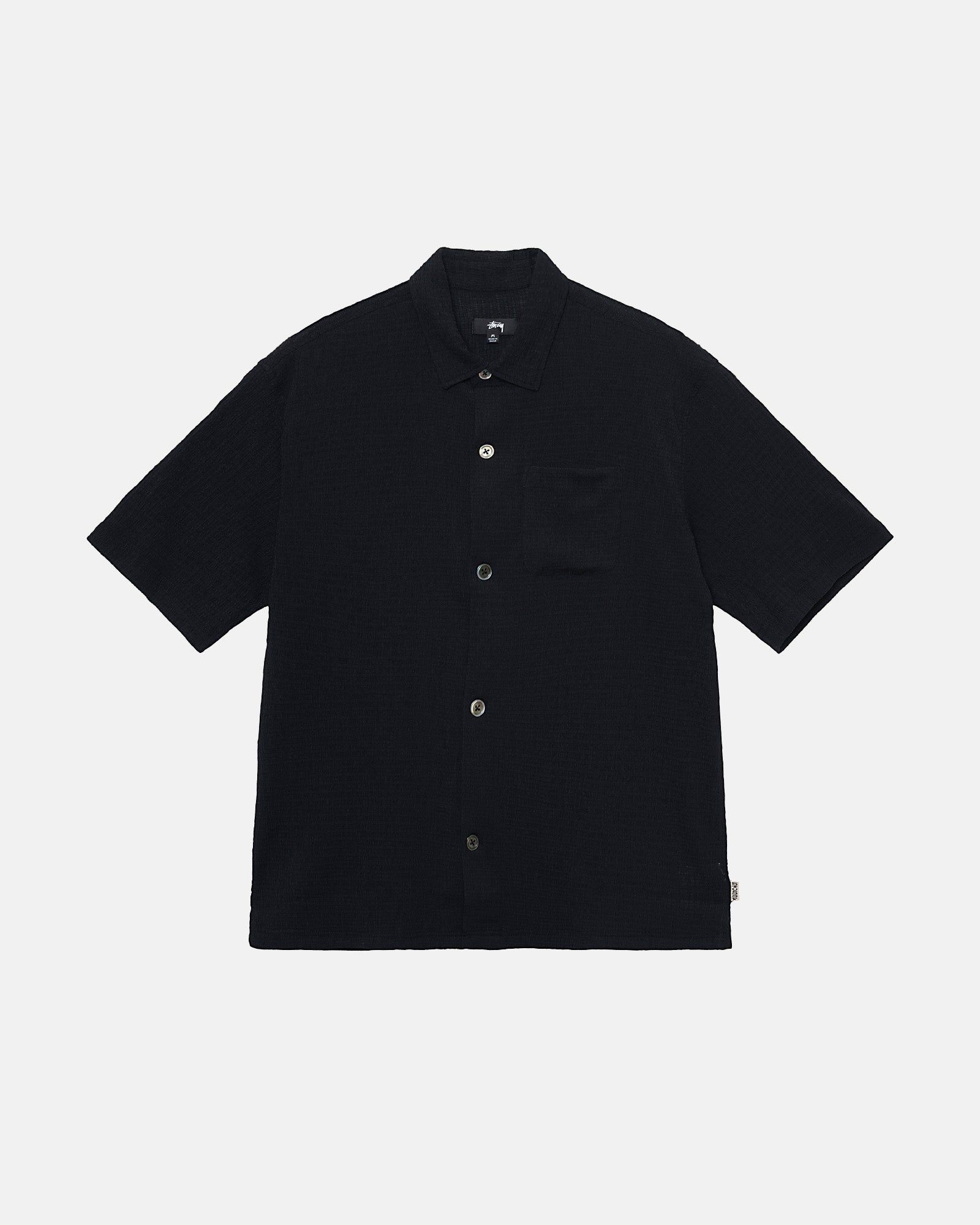 WRINKLY GINGHAM SS SHIRT sold by Stussy