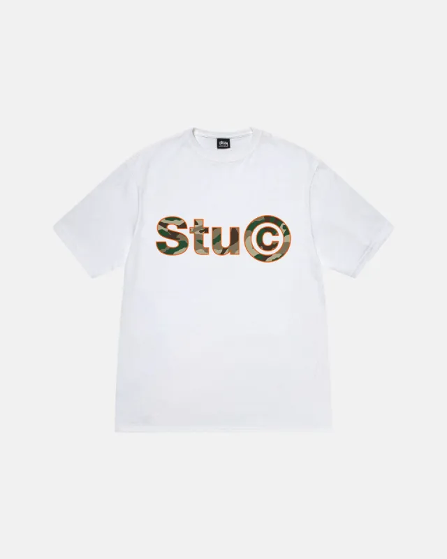 STU C. CAMO TEE sold by Stussy