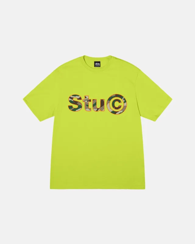 STU C. CAMO TEE sold by Stussy