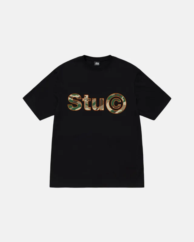 STU C. CAMO TEE sold by Stussy
