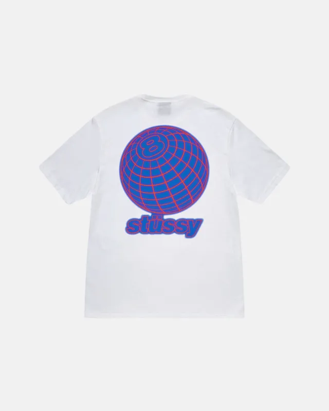 8 BALL GRID TEE sold by Stussy
