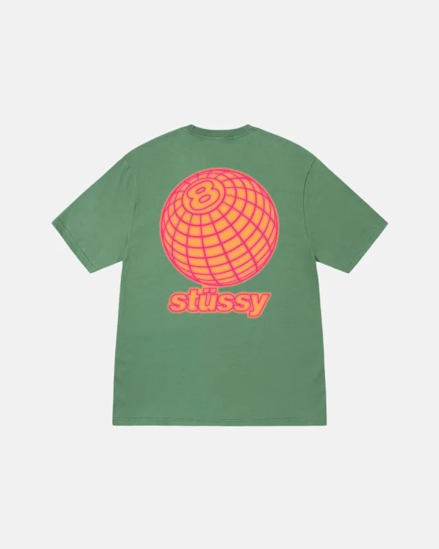 8 BALL GRID TEE sold by Stussy