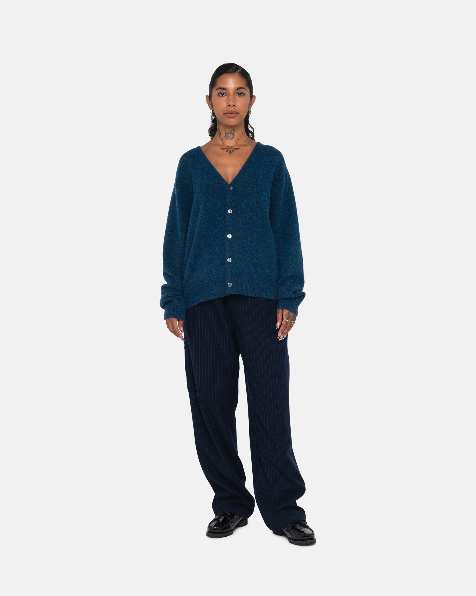 BRUSHED CARDIGAN sold by Stussy product image thumbnail 8