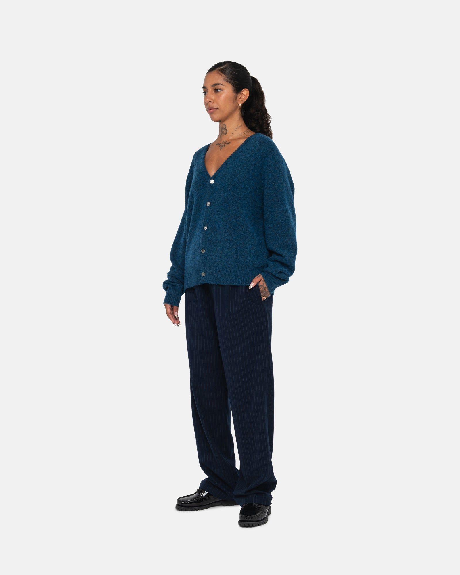 BRUSHED CARDIGAN sold by Stussy product image thumbnail 9