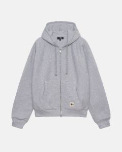 DOUBLE FACE LABEL ZIP HOODIE | Parallel
