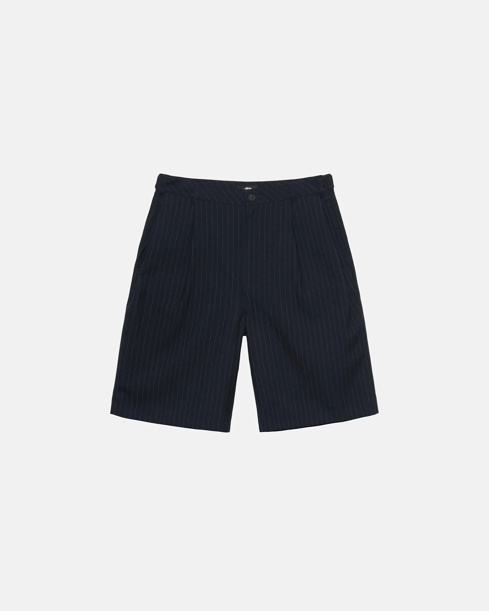 VOLUME PLEATED SHORT STRIPE sold by Stussy