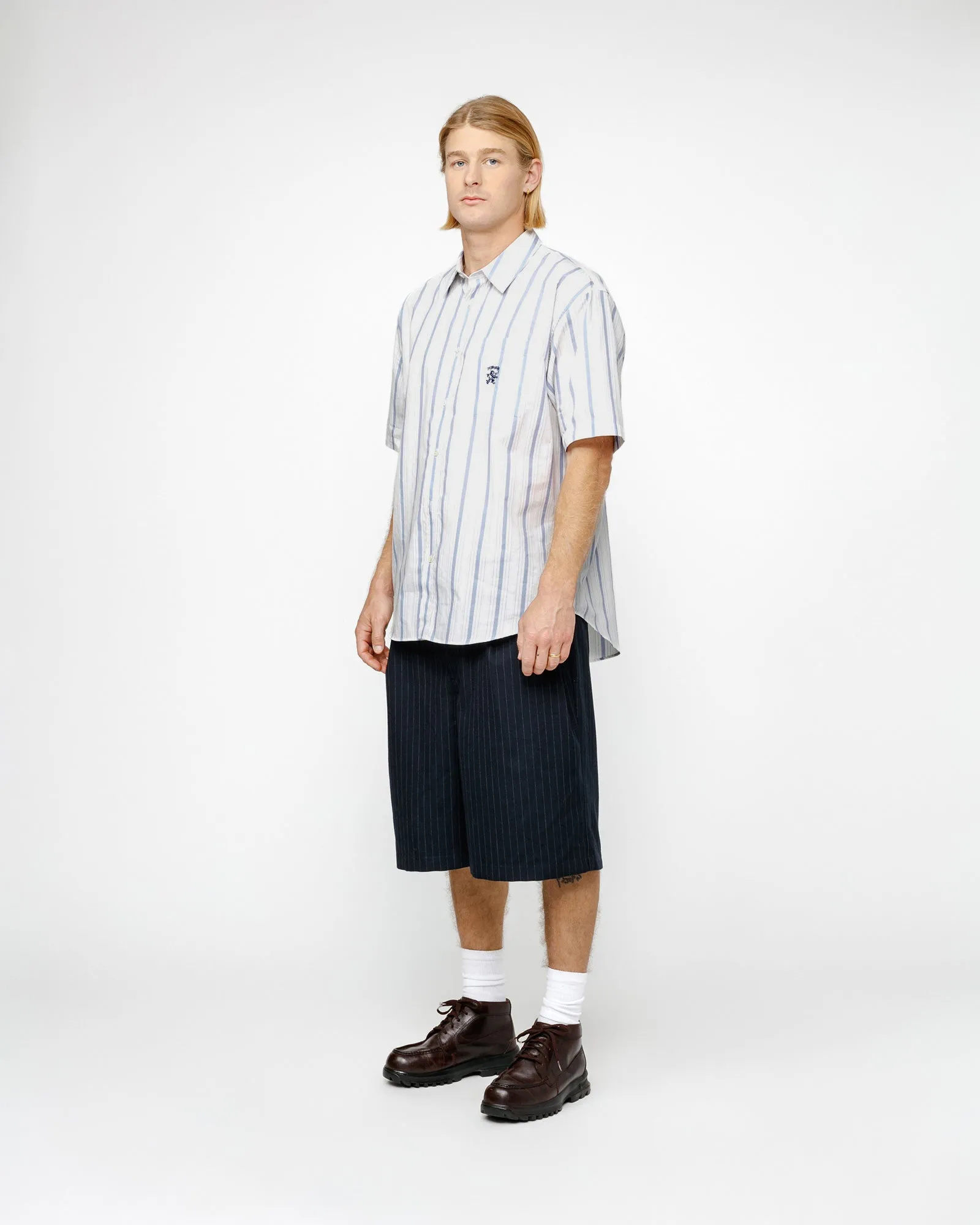 VOLUME PLEATED SHORT STRIPE sold by Stussy product image thumbnail 2