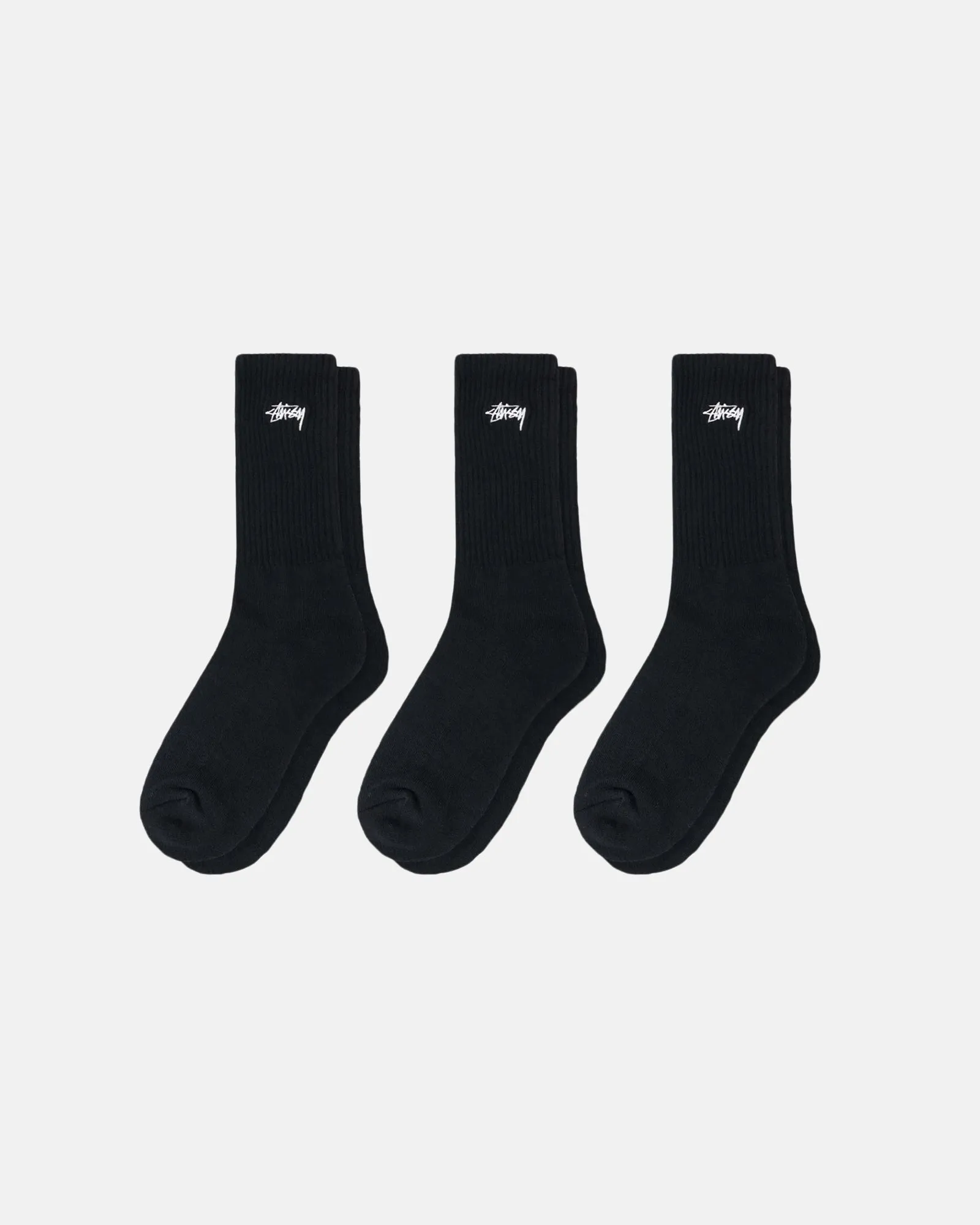CREW SOCKS 3 PACK sold by Stussy
