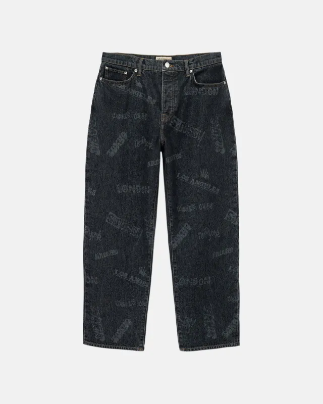 WORLDWIDE BIG OL' JEAN made by Stussy