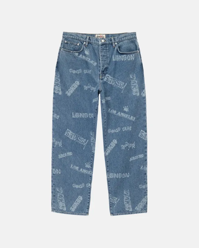 WORLDWIDE BIG OL' JEAN made by Stussy