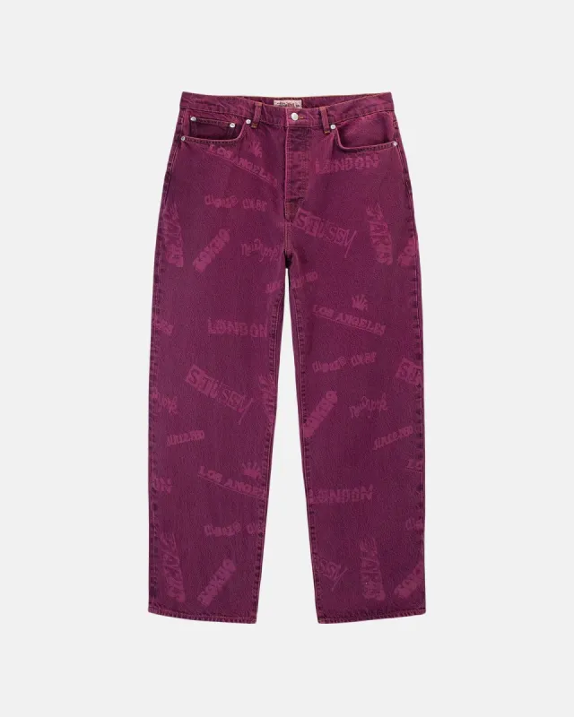 WORLDWIDE BIG OL' JEAN made by Stussy