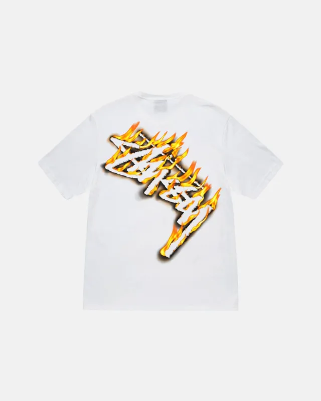 BURNING STOCK TEE sold by Stussy