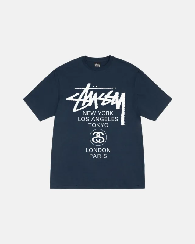 WORLD TOUR TEE made by Stussy