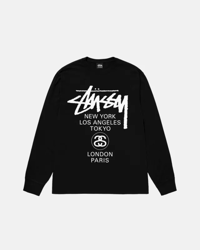 WORLD TOUR LS TEE sold by Stussy