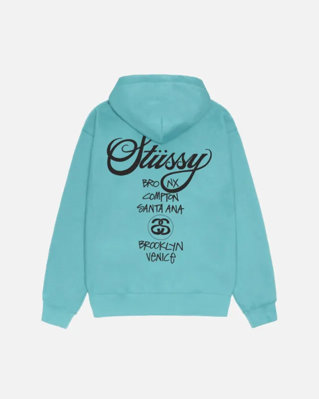 WORLD TOUR HOODIE sold by Stussy