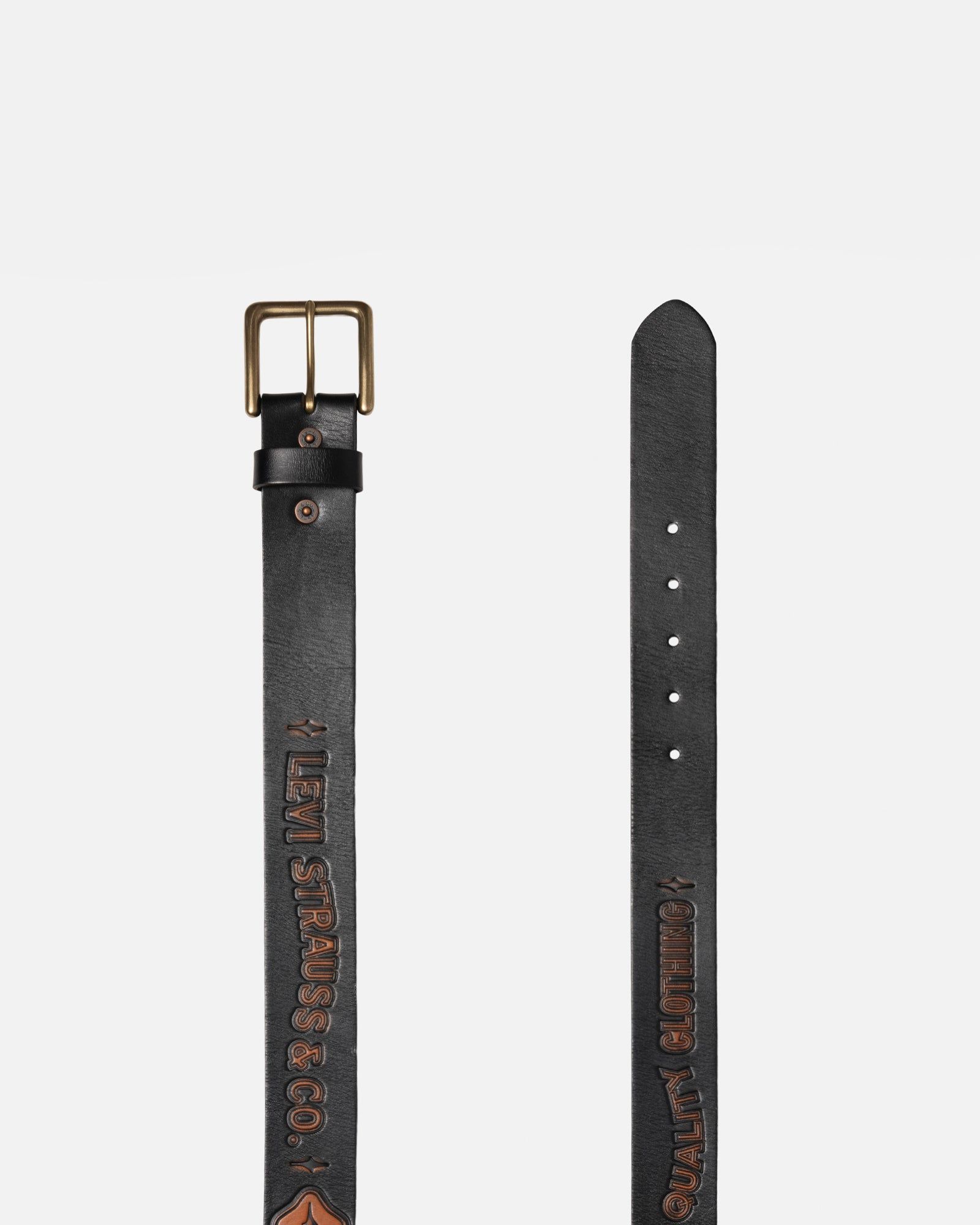 STÜSSY & LEVI'S EMBOSSED LEATHER BELT sold by Stussy product image thumbnail 2
