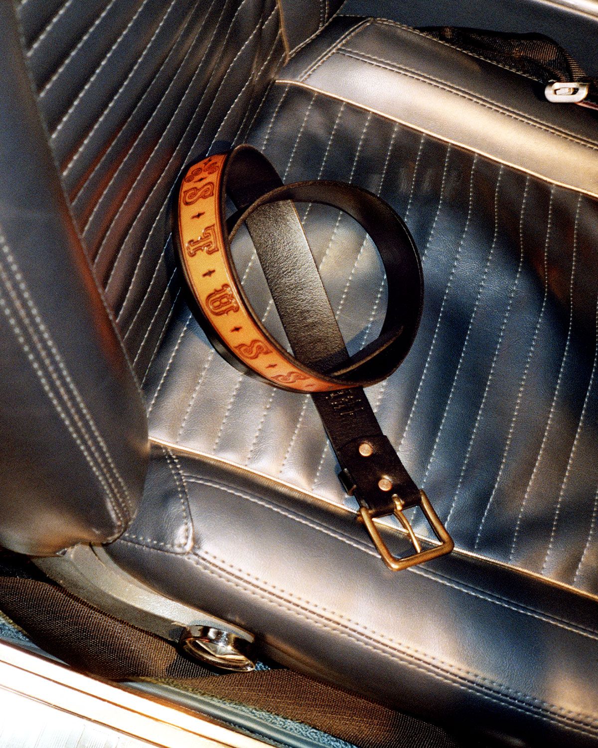 STÜSSY & LEVI'S EMBOSSED LEATHER BELT sold by Stussy product image thumbnail 4