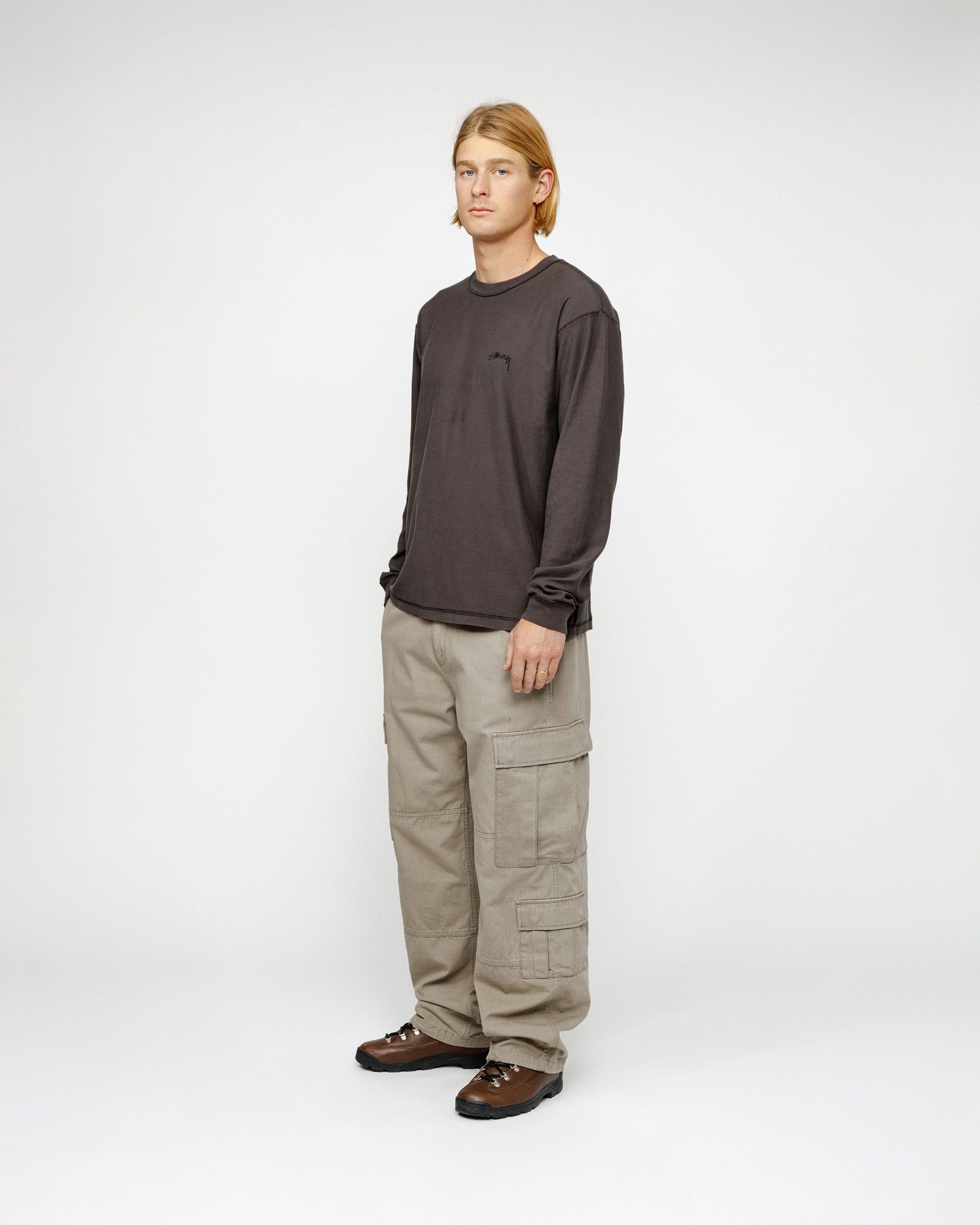 LAZY LONGSLEEVE TEE sold by Stussy product image thumbnail 4