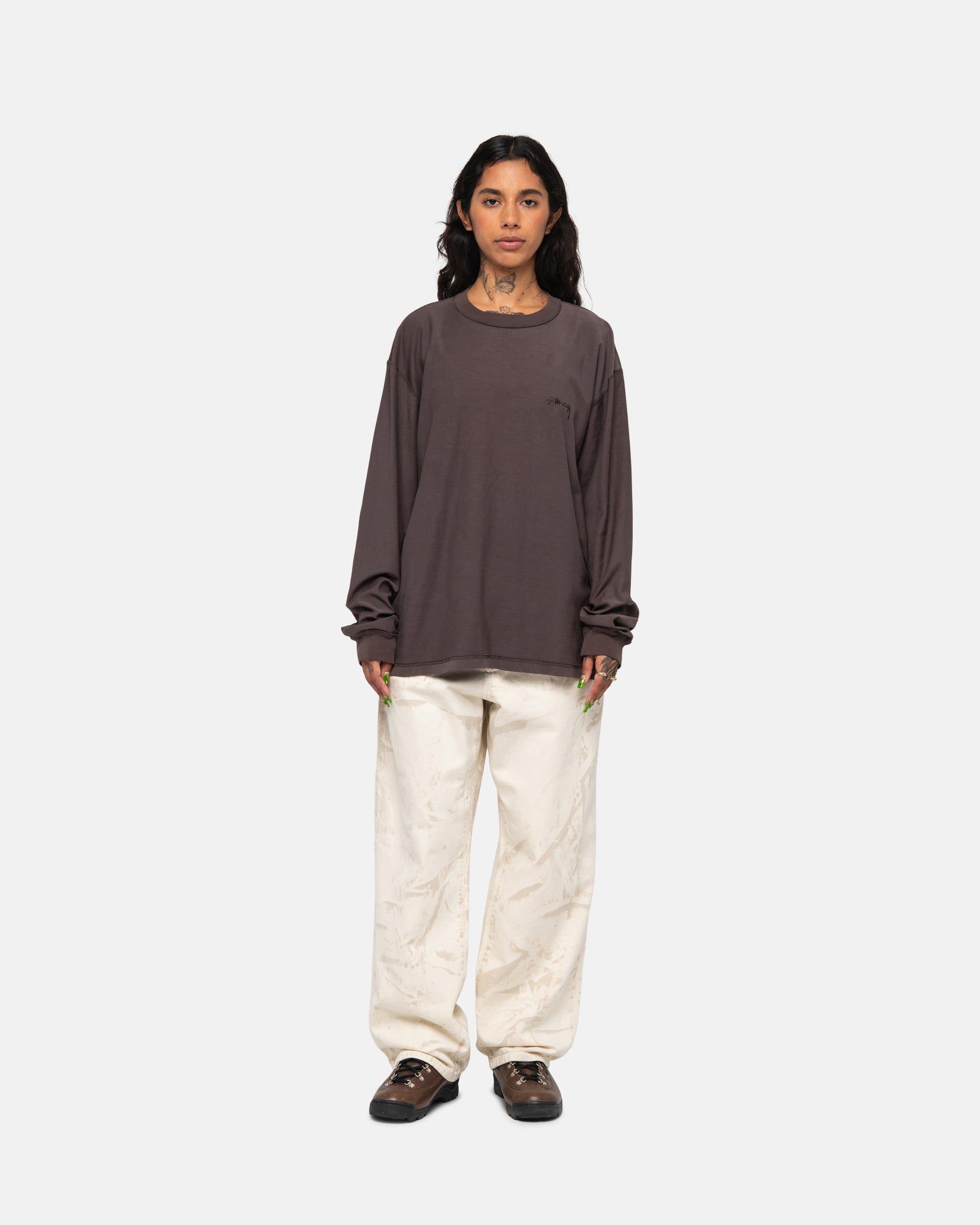 LAZY LS TEE sold by Stussy product image thumbnail 7